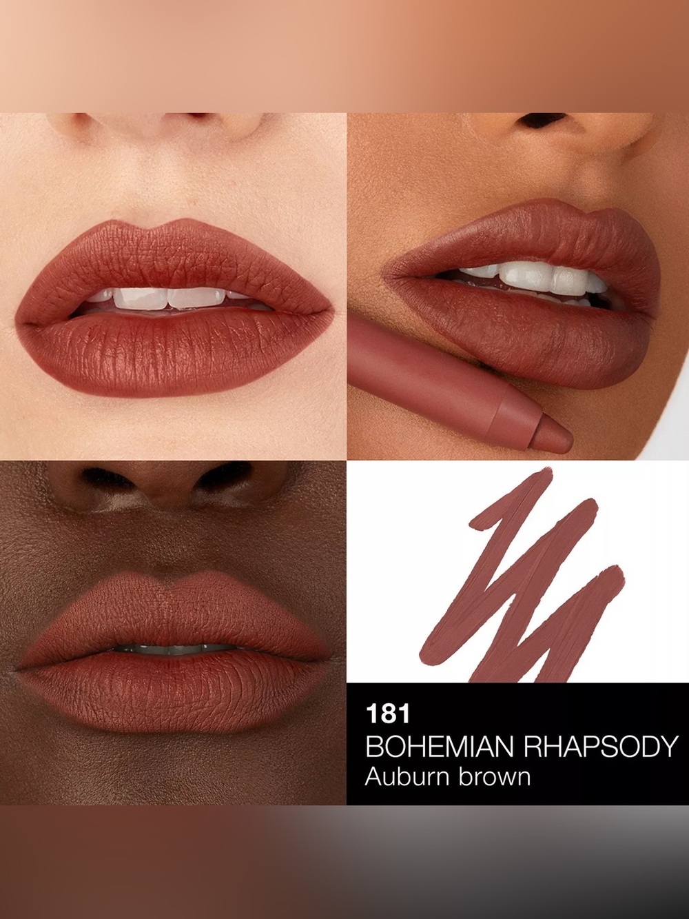 NARS PowerMatte High Intensity Lip Pencil, Bohemian Rhapsody 181, NEW NIP, $32